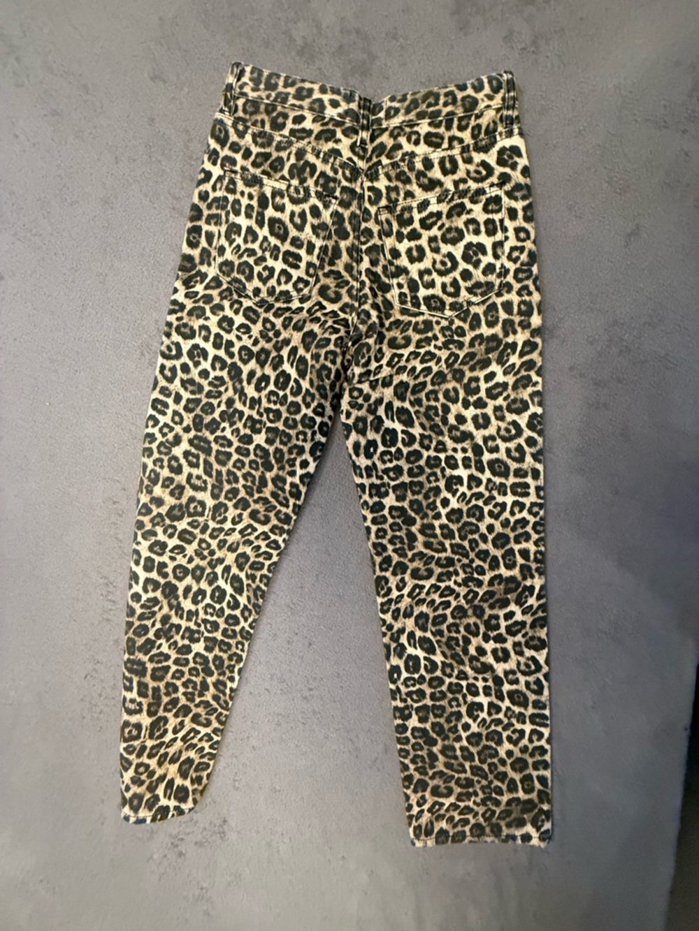 The Kooples Leopard-Print Straight Leg Jeans in Brown and Black - Picture 4 of 4